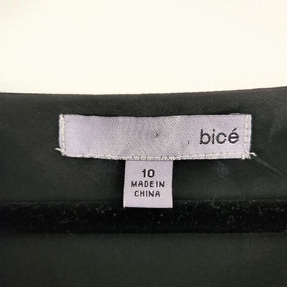 Bice Women's Black Cowl Neck Beaded Dress, US 10 - Picture 7 of 7